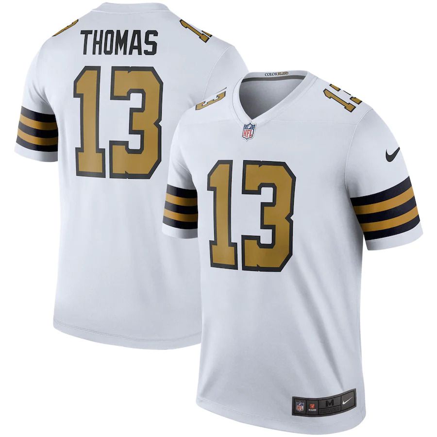 Men New Orleans Saints #13 Michael Thomas Nike White Color Rush Legend NFL Jersey